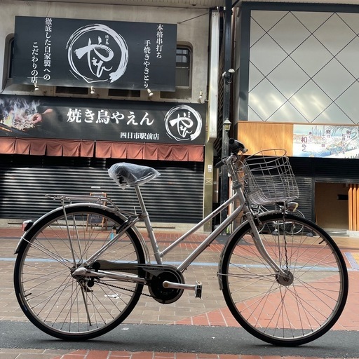 【超お買い得】 パナソニック タフベルト 27インチ 3段変速 ベルト自転車 オートライト