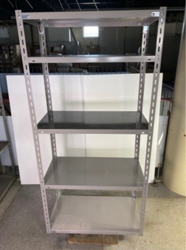 5段スチールラック 収納棚 スチール棚 業務用 倉庫用 家庭用 W88cm×D45.5cm×H180cm