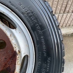 トラック　スチール　ホイール　1本の画像