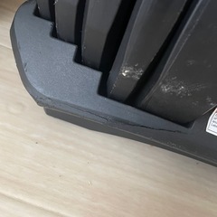 ダンベル 可変式 40kg 黒 赤の画像