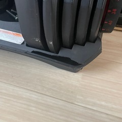 ダンベル 可変式 40kg 黒 赤の画像