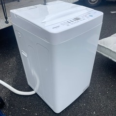北九州市内配送無料　保証付き ハイセンス 4．5kg全自動洗濯機 オリジナル ホワイト HW-E4503