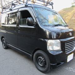 バモスホビオ★稀少ターボ2WD、純正ローダウン★タイベル済、車検9年2月まで、リサイクル込の画像