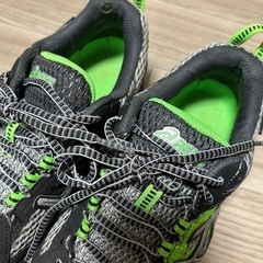 asics asics ランニングシューズ GEL-SNOWLAHAR G-TX グレー グリーン 27cmの画像