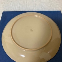 新品未使用 5点セット 古織 大皿 皿 プレート 花柄 ベージュ 直径24cmの画像