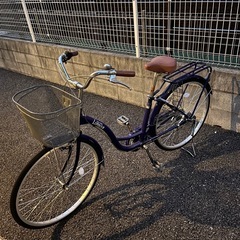 自転車　ブルーの画像