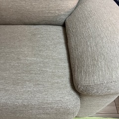 ニトリ２人掛けソファの画像