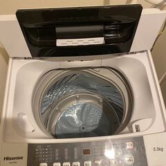 取引中　2020年製　Hisense 5.5kg　洗濯機　無料であげますの画像