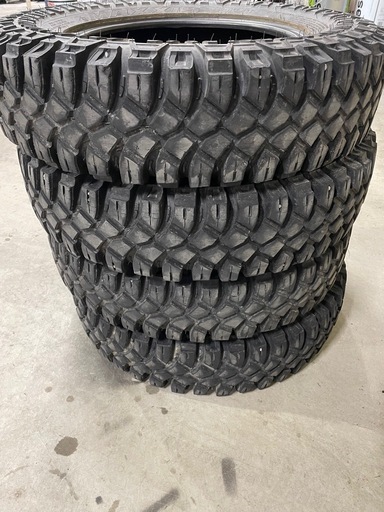 6.50R16 6PR マキシス クリーピークローラー MTタイヤ 4本セット 中古 16インチ