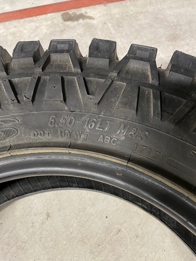 6.50R16 6PR マキシス クリーピークローラー MTタイヤ 4本セット 中古 16インチ