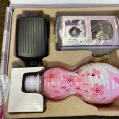 【未使用品】超音波式ペットボトル加湿器　ピンクの画像