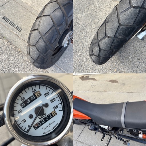 ⭐️自賠責3年付.TW200⭐️プラグ・オイル新品交換⭐️定番スカ