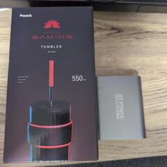 ゲーミングタンブラーとモバイルバッテリー