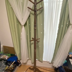 ハンガーラック　木製　180cm分割可能