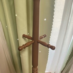 ハンガーラック　木製　180cm分割可能の画像
