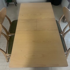 ダイニングテーブルセット 5点セット  120cm～150cm テーブル チェア セット の画像