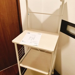 ニトリ レンジ台 バリオ49　キッチンラック レンジラックホワイ...