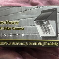【新品】 防犯カメラ 新型 ソーラーパネルー体型 屋外カメラ/太陽光パワーの画像