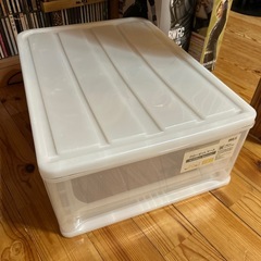 決まりました😊クローゼットケース★クリア★中古品