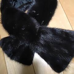 レディース首巻きファーの画像