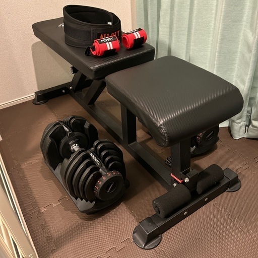 めんそーれ 可変式ダンベル＋インクラインベンチ 黒　引き取り専用！ Amazon.co.jp: BARWING(バーウィング) 可変式 トレーニング