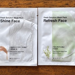 【新品未使用】MILCOTT フェイスパック 2枚