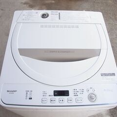 シャープ　全自動洗濯機 4.5kg ◇ ES-GE4D-C 2021年製 の画像