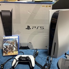 【終了
】ps5 ディスクドライブ　モンハンワイルズソフト付き
