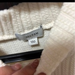 any fam ニット カットソー 130センチ　エニィファムの画像