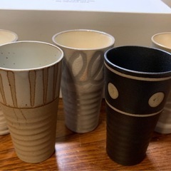 素焼ビールコップの画像