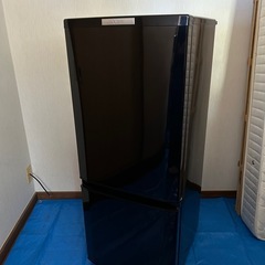 1人暮らし冷蔵庫　2ドア冷蔵庫　  三菱電機 MR-P15Y-B  冷蔵庫  ★本当に美品です★　146L 右開き　サファイアブラック