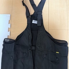 メンズベスト アウトドア ミリタリー 作業用ベスト ブラックの画像