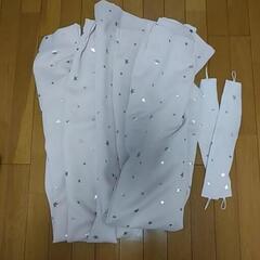 【値下げ】ニトリ カーテン 100×135 2枚 タッセル付の画像