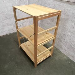 【ジモティ限定特価】 【MUJI】 無印良品 パイン材ユニットシェルフ 幅58cm チェスト シェルフ 収納 N0712Gの画像