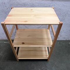 【ジモティ限定特価】 【MUJI】 無印良品 パイン材ユニットシェルフ 幅58cm チェスト シェルフ 収納 N0712Gの画像