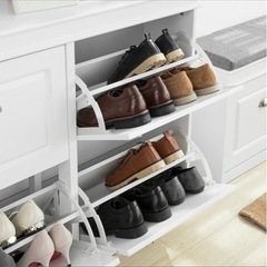 SoBuy シューズボックス 薄型　靴箱の画像