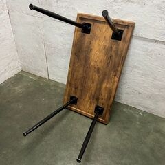【ジモティ限定特価】 【DORIS】 ダイニングテーブル デスク アイアン家具 ジゼル 幅110cm おしゃれ ヴィンテージカラー N0714Gの画像