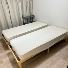 【他の方と取引中】セミシングルベッドさしあげます