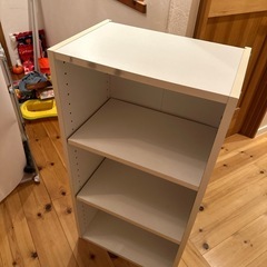 本棚　カラーボックス　収納家具　ホワイト　白の画像