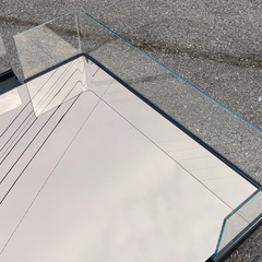高級品 ガラスセンターテーブルの画像