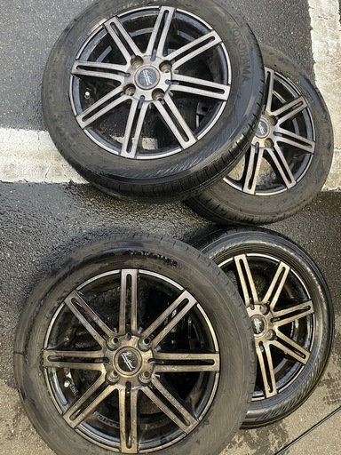 ✩.*˚軽自動車用　155/65R14アルミホイールセット✩.*˚