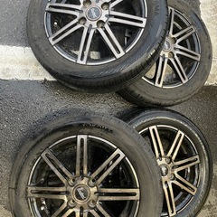 ✩.*˚軽自動車用　155/65R14アルミホイールセット✩.*˚
