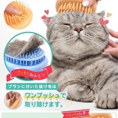 ペットブラシ 新品✨ 【獣医師/トリマー/W監修】 ペット用品  シャンプーブラシ 毛取り  の画像