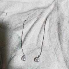 ≒j→→→m17-33/大粒パールアメリカンピアスC＊Bの画像