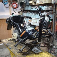 ニュージョグ　JOG 2JA ブラックエディション　旧車　昭和62年　1987年式　約38年前の旧車を理解できる方限定　実働　整備済み　登録書類付きの画像