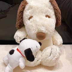 スヌーピー🧸ぬいぐるみ2体 