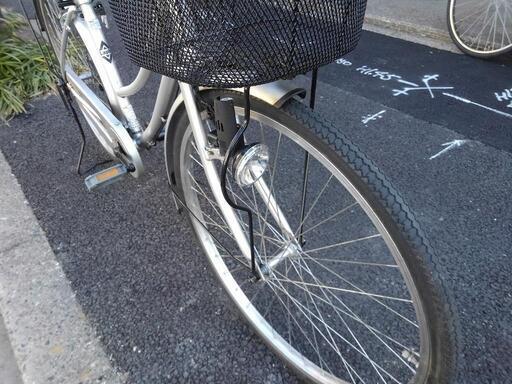 中古自転車３４２７　２６インチ　ギヤなし　ダイナモライト