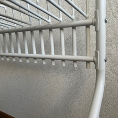 スラックスハンガー しっかり構造 耐荷重1本600g 10本/掛け/20本掛け 高さが変えられる キャスター付き すべり止め付き スイング式 パンツハンガー クローゼット 押入れ WIC 収納 ズボンハンガー パンツラック スリム YAMAZEN 山善  の画像