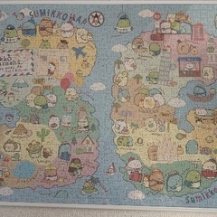 【完成品】すみっコぐらし ジグソーパズル1000ピース【おへやの...