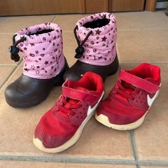 ②【中古】子供靴/15cm
